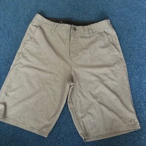 O’Neill mens grey hybrid shorts
